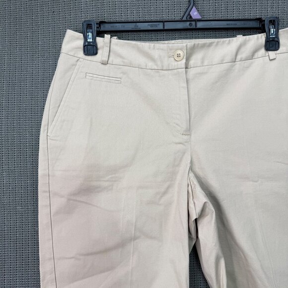 Talbots Womens Size 10 Beige Chino Bermuda Shorts Cotton Blend - Picture 9 of 10